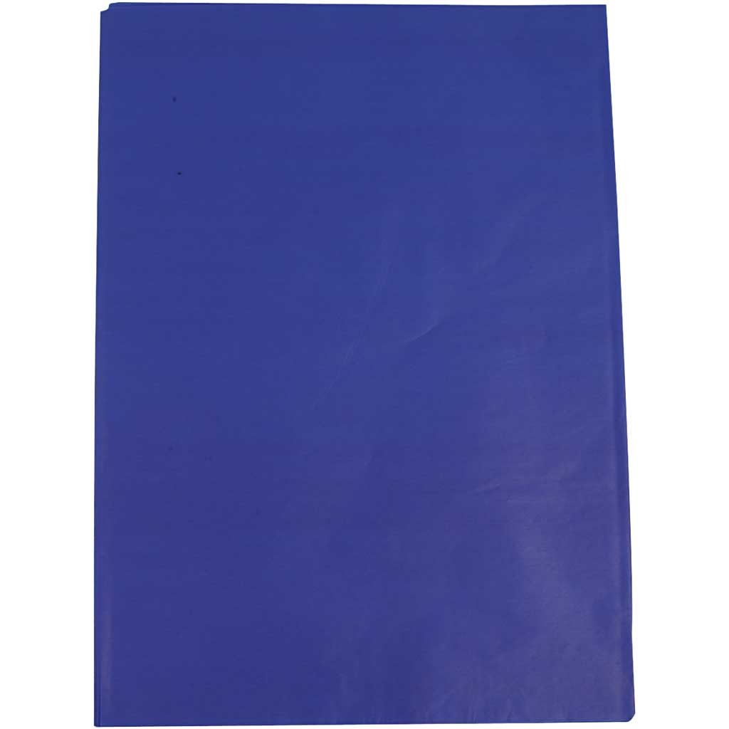 Tissue Paper, sheets 50x70 cm, 14 g, blue - 25 sheets