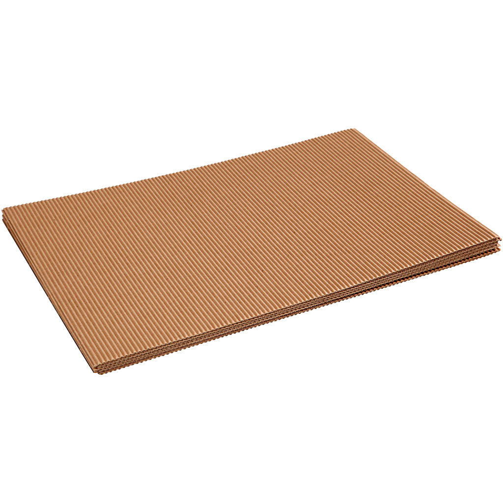Corrugated Card, sheets 25x35 cm, 120 g