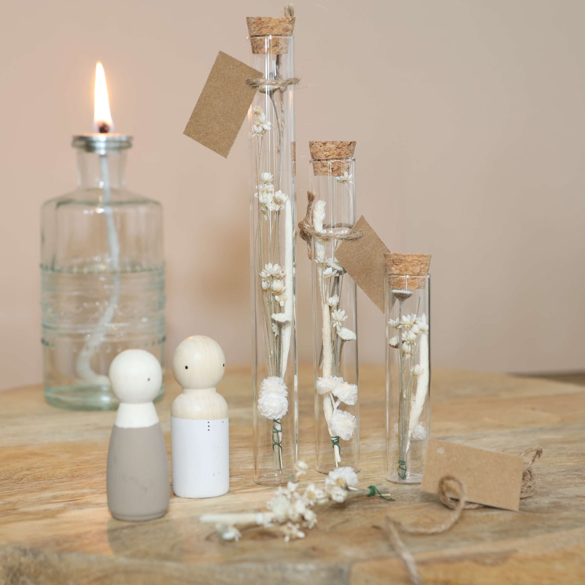 Glass tube Ø2cm and 19cm high - 12 pcs.