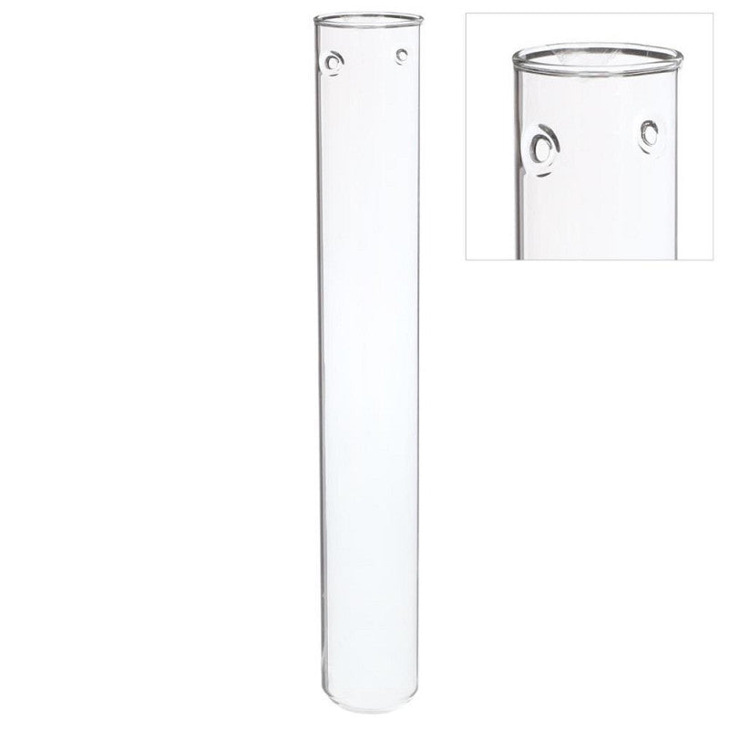 Test Tube Glass Ø3 h.28cm w. 2 Holes - 6 pcs