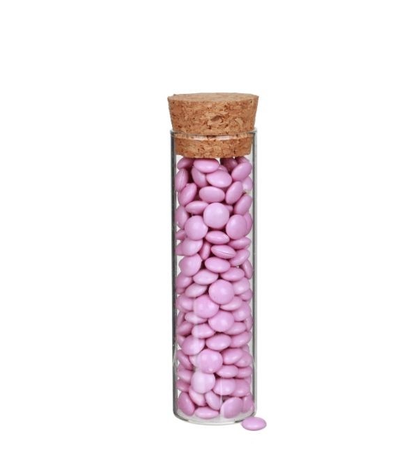 Glass Tube with cork 30x60mm - 12 pcs