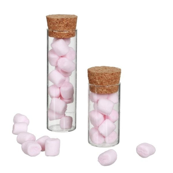 Glass Tube with cork 30x100mm - 12 pcs