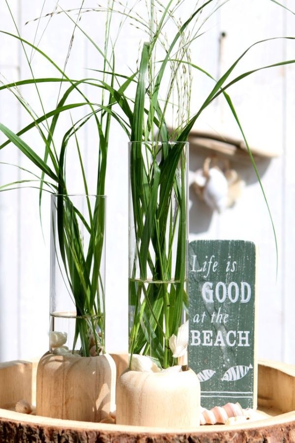 Wooden Base White Test Tube 50x280mm - 1 pc