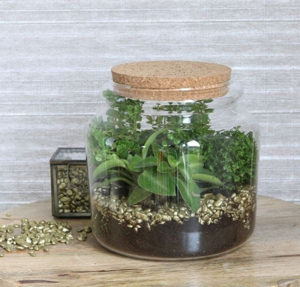 Glass Jar with Cork 150x140mm - 1 pc