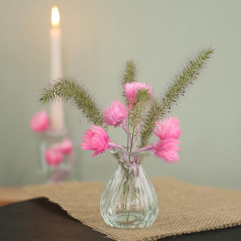 Flower vase Ø70 h: 90 mm Transparent - 12 Pcs