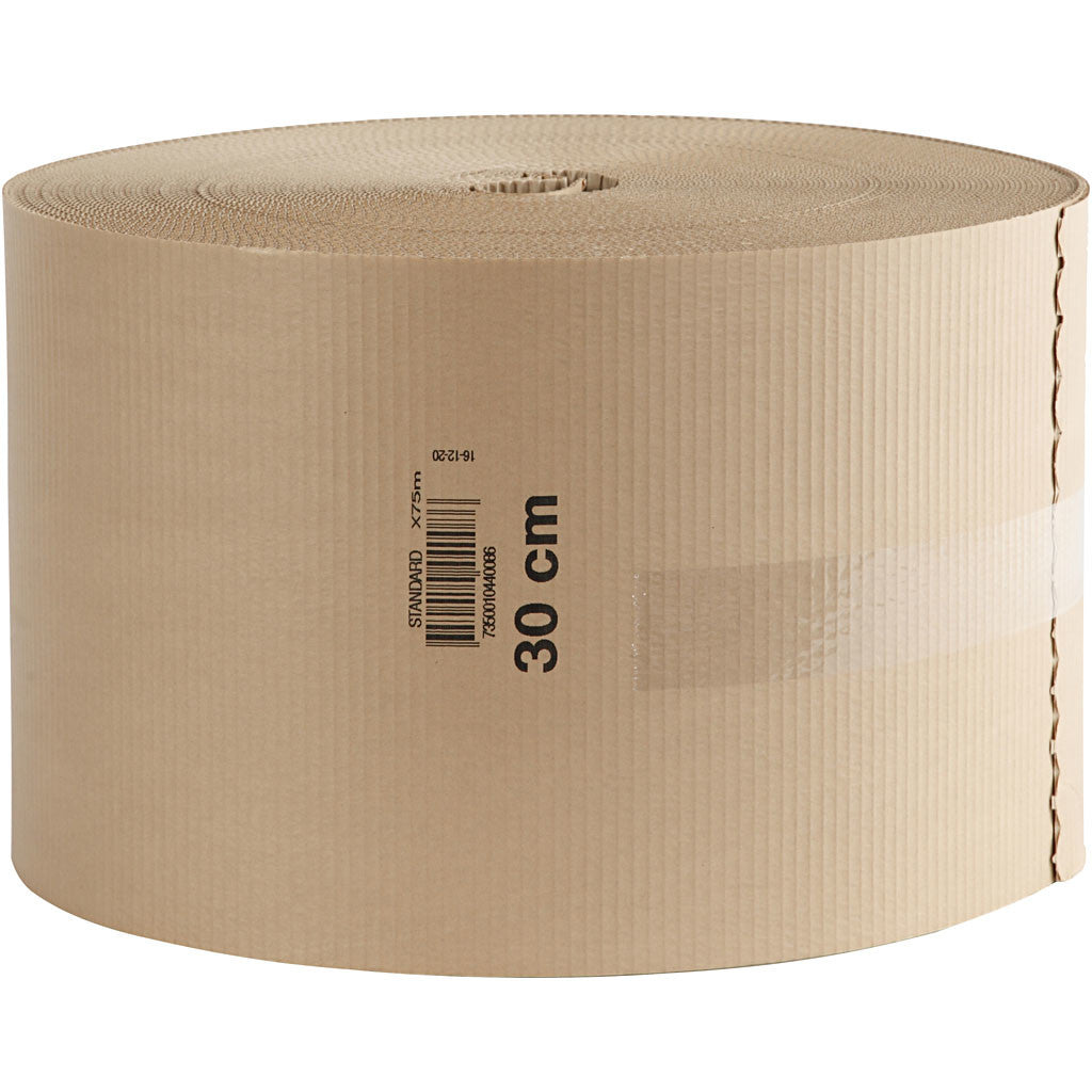 Ribbed cardboard 300mm- 70 mtr - 1 Roll