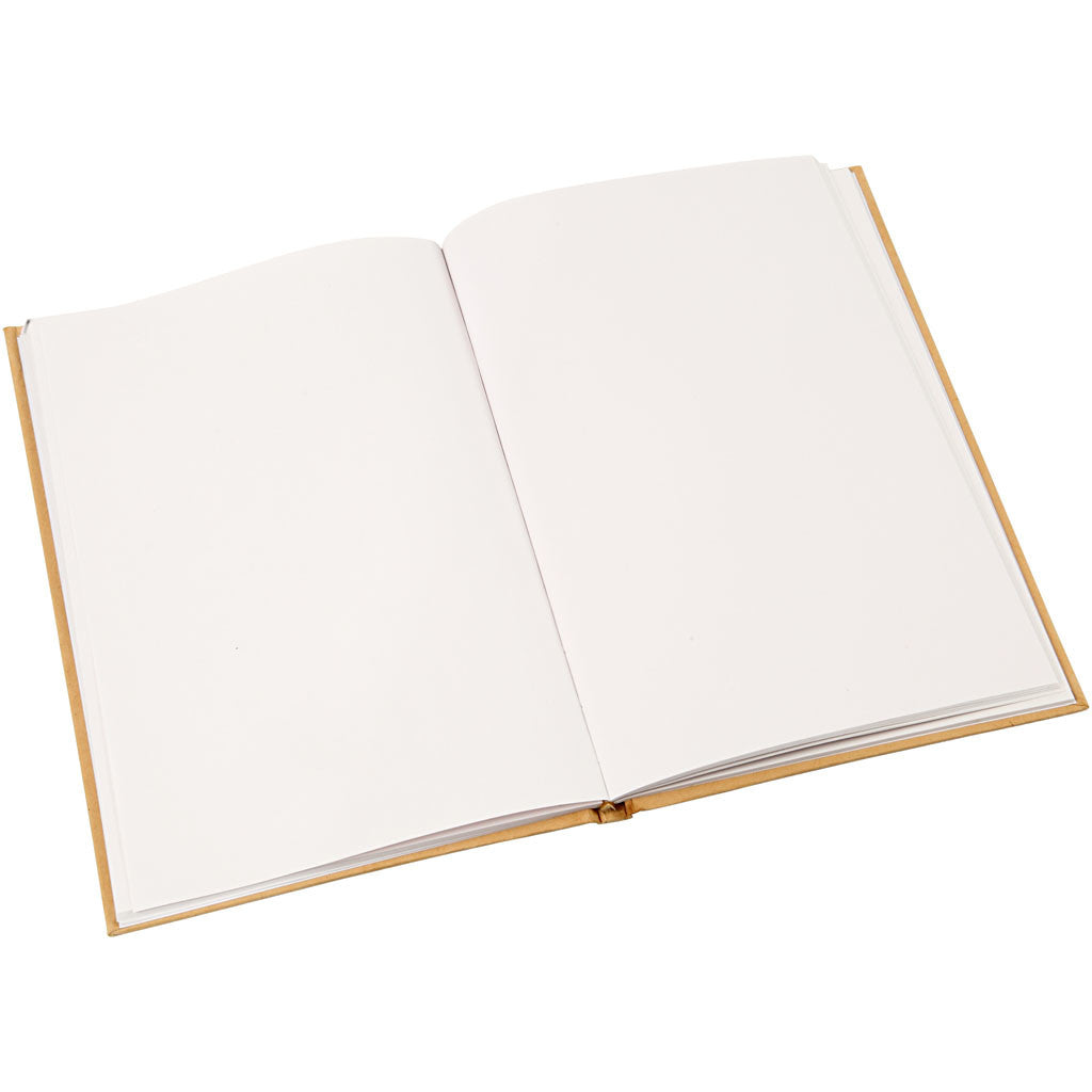 Sketchbook, brown, A5, thickness 8 mm, 80 g - 1 pc