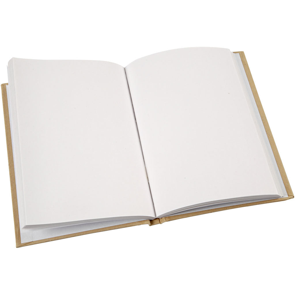 Sketchbook, brown, A6, thickness 8 mm, 80 g - 1 pc