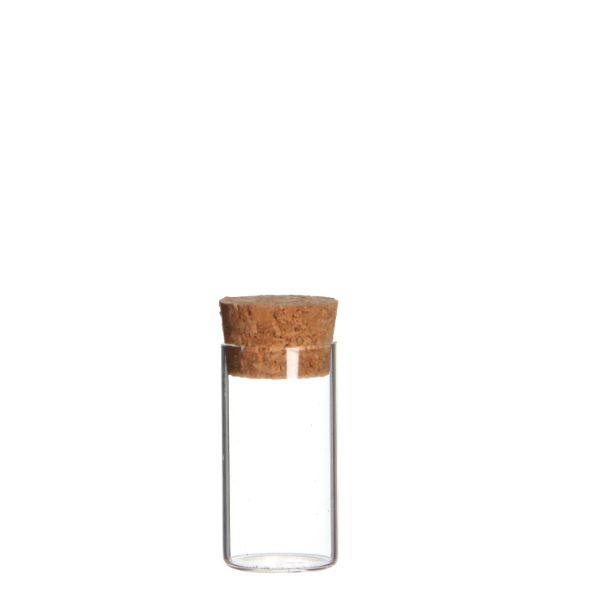 Glass Tube with cork 30x60mm