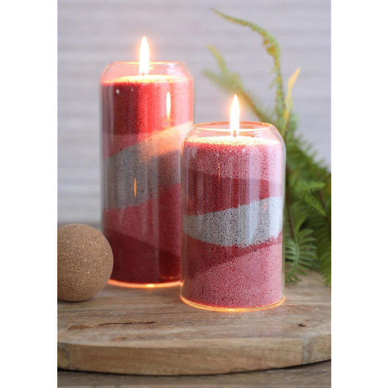 Pearlsand Candle 400gr Bordeaux - 6 pcs