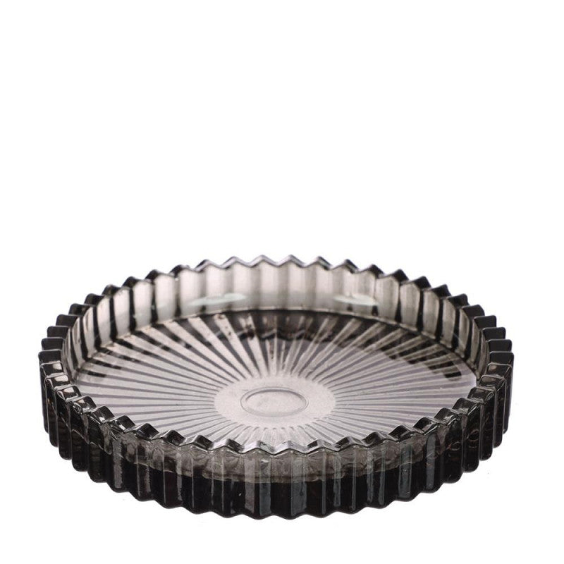 Glass Dishes Kate Ø10 h.6,5 cm Smoke Grey Set 4 - 6 pcs