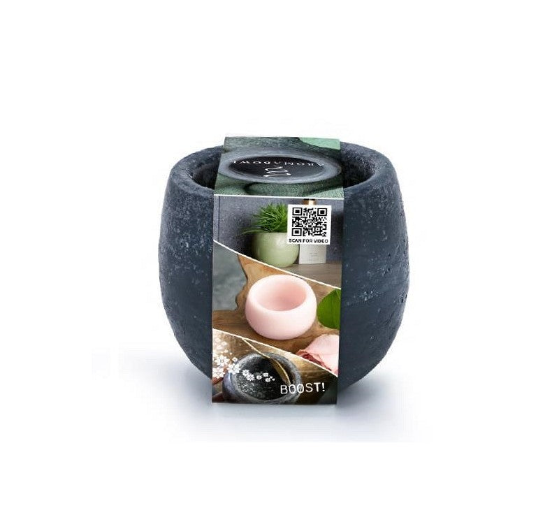 Aroma bowl Dark Grey Musk Scent Ø90x80 mm - 6 Pcs