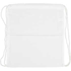 Drawstring Bags, size 37x41 cm, 130 g/m2, White - 1 pc
