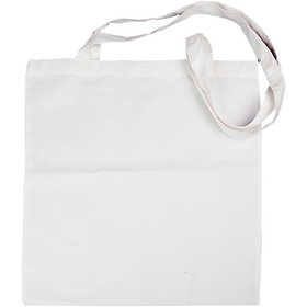 Shopping Bags, size 38x42cm, 145 g/m2, White - 1 pc