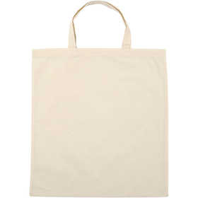 Shopping Bags, size 38x42cm, 135 g/m2, Light natural - 5 pcs