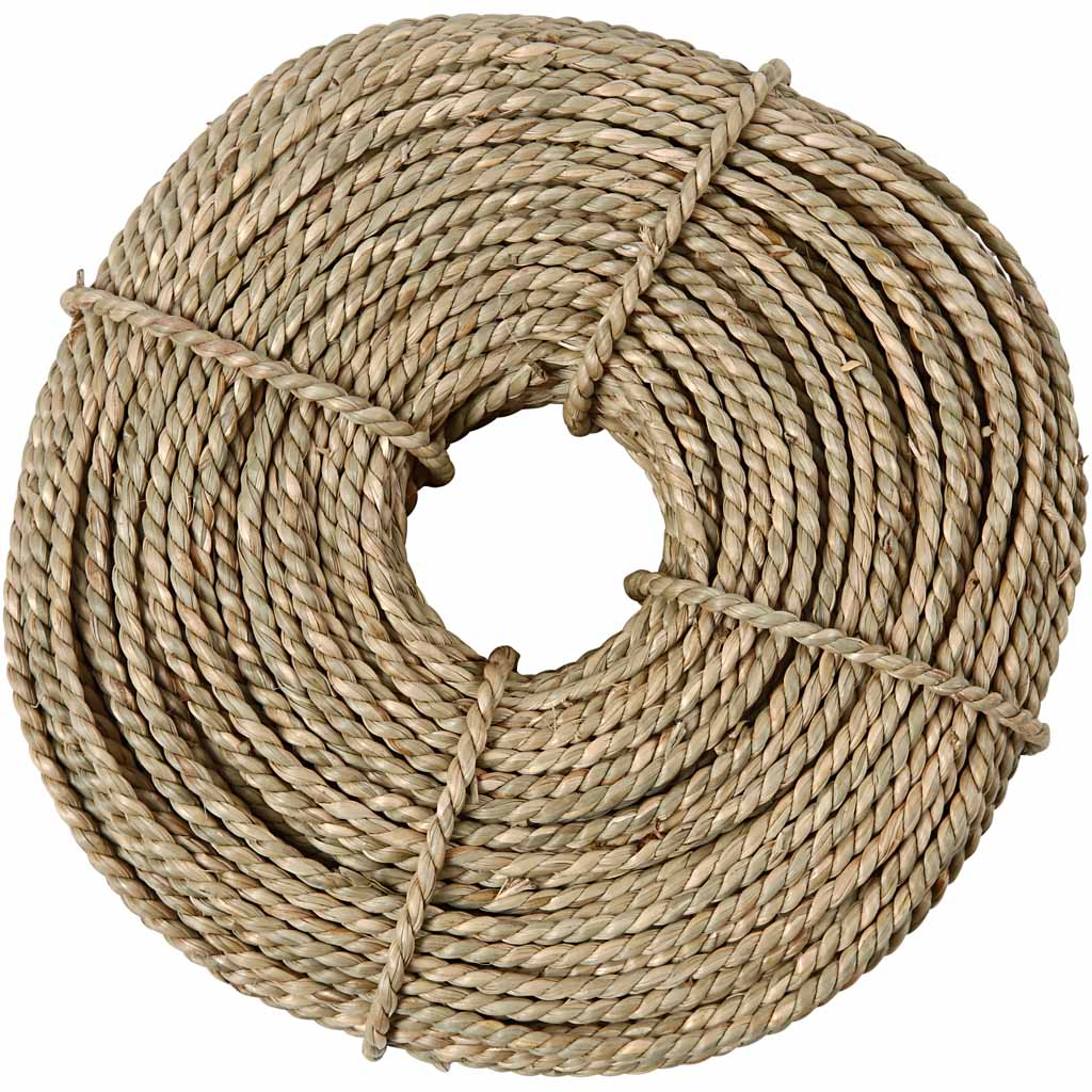 Sea Grass Rope Natural 2.8 to 3 mm thick - 500 gram