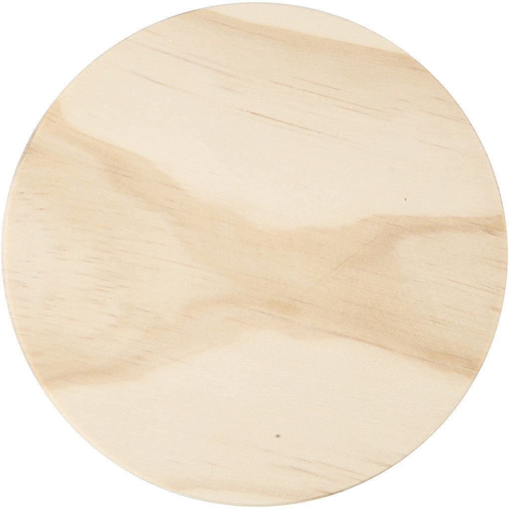 Coat Hook, round, D: 15 cm, depth 4.5 cm, pine - 1 pc