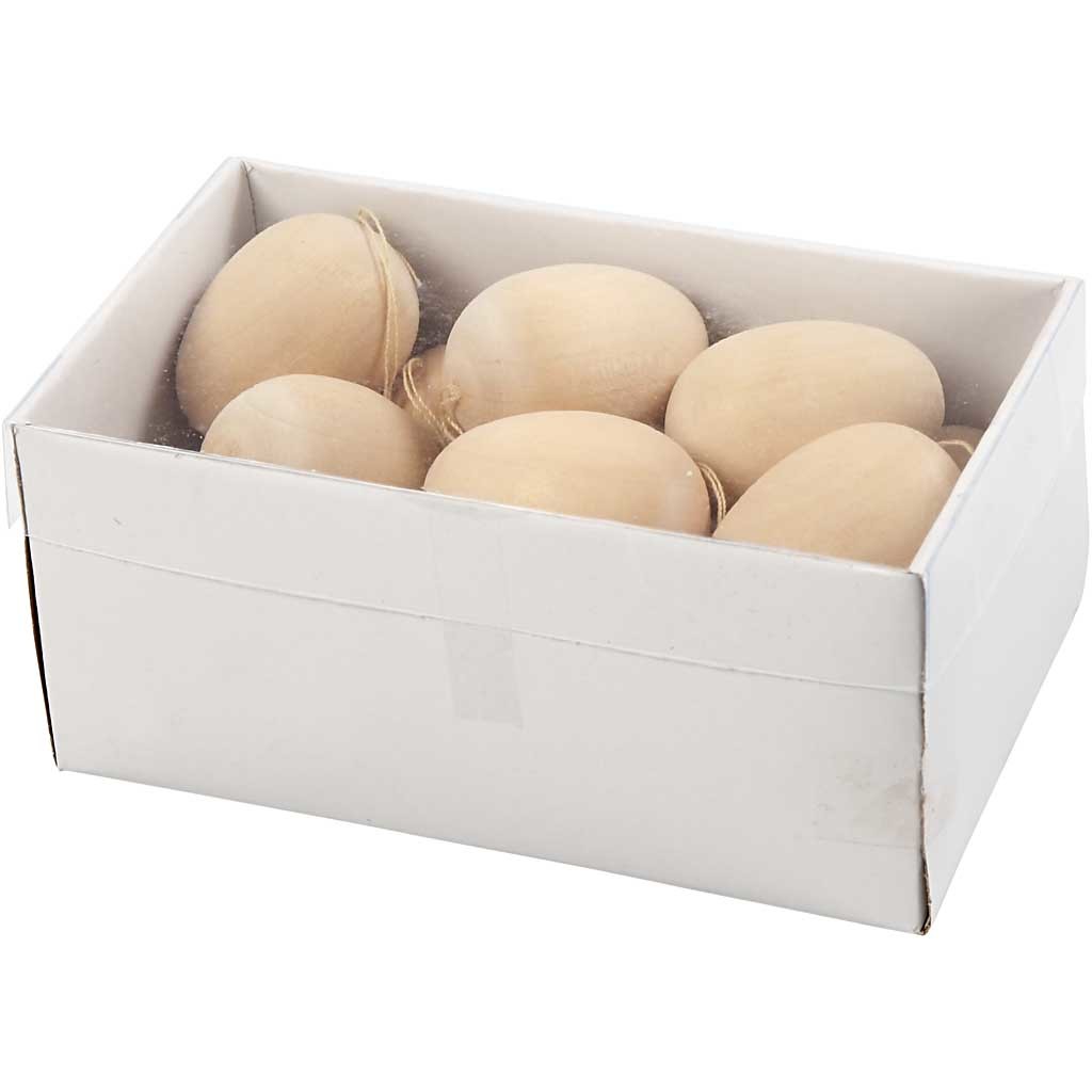 Egg, H: 40 mm, D: 30 mm, lotus - 15 pcs