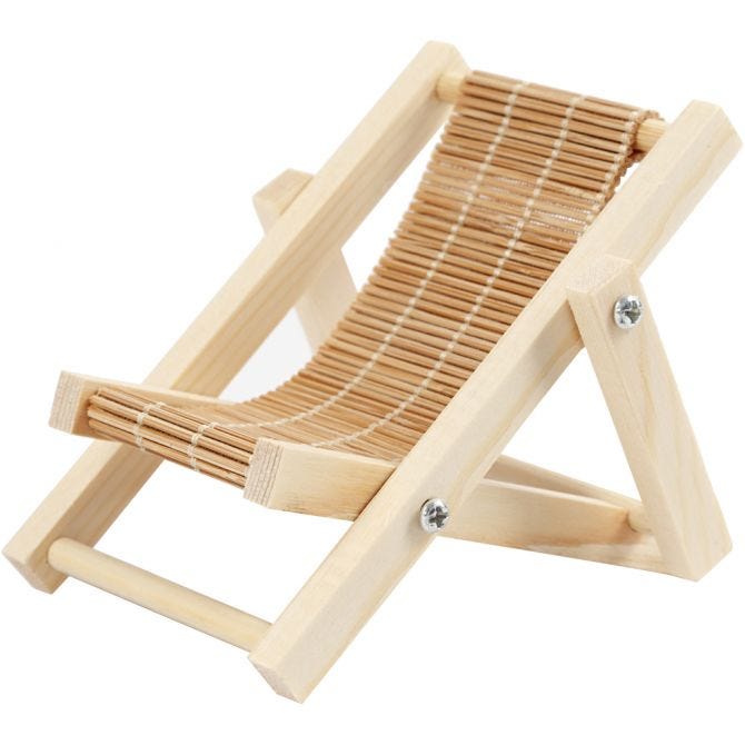 Deck chair, L: 95mm, W: 75mm - 1 pc