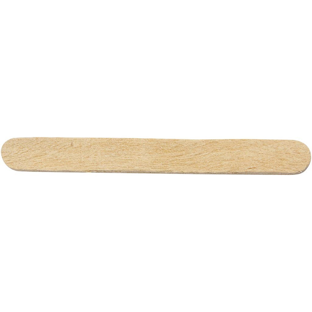 Ice Lolly Sticks, mini, L: 5.5 cm, W: 6 mm, birch - 400 pcs