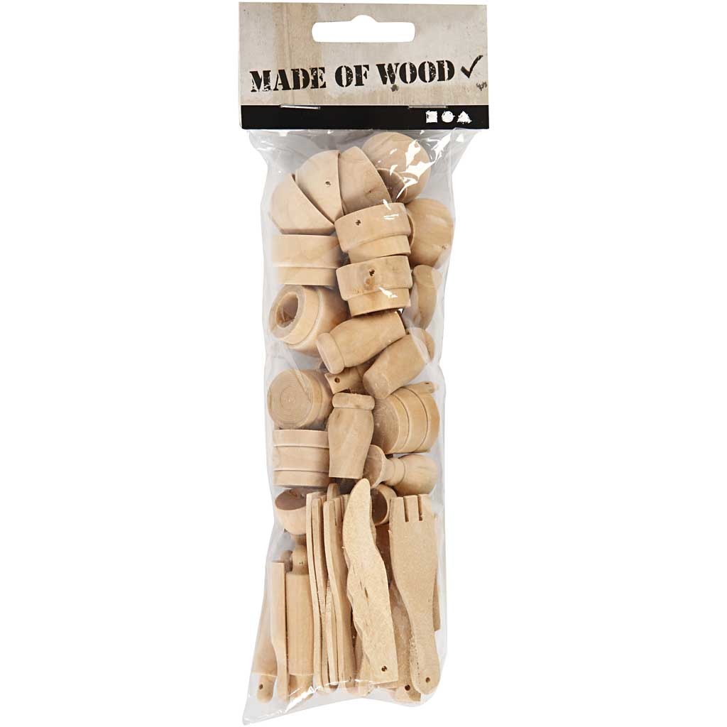 Kitchen Tools, L: 40-60 mm, birch - 50 pcs