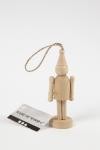 Figure, pixie hat, H: 9 cm, birch - 1 pc