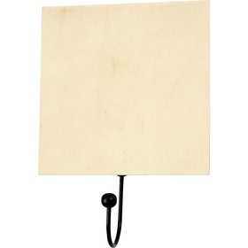 Hook, size 12x12 cm, thickness 5 mm - 10 pcs