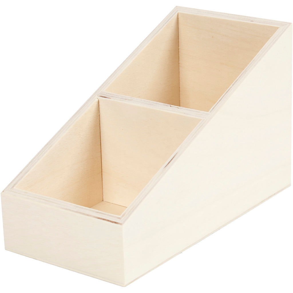 Display box, W: 10 cm, H: 12 (4) cm, plywood, depth 19.5 cm - 1 pc