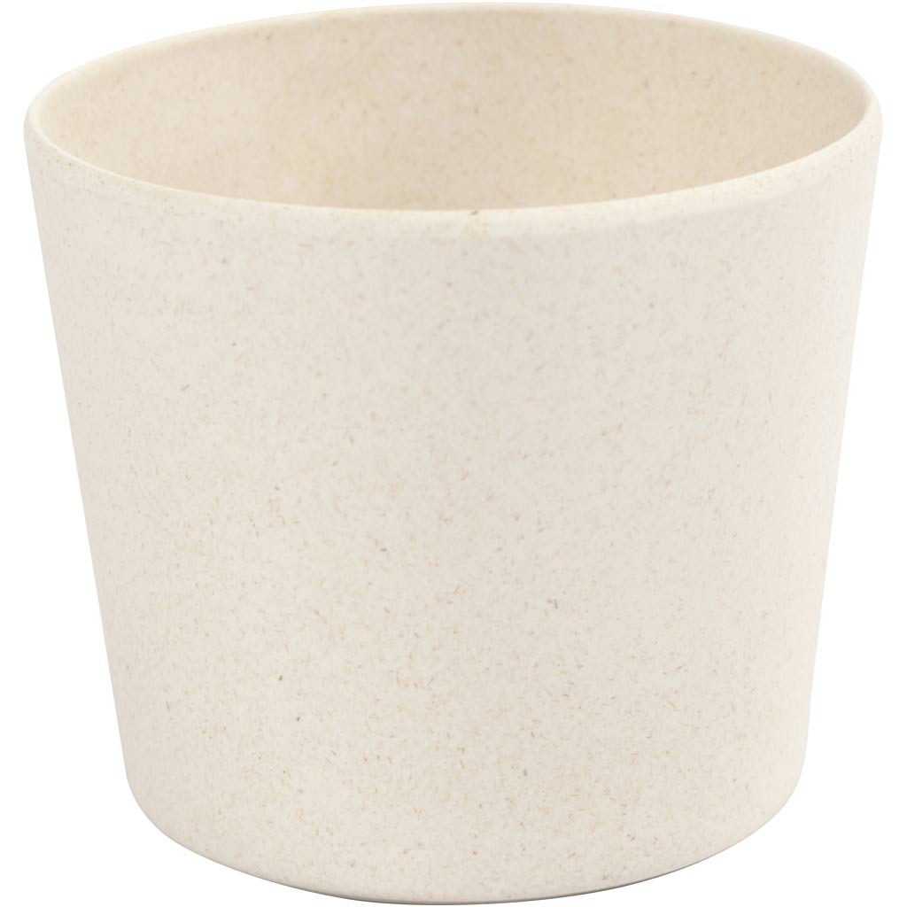Flowerpot, H: 6,5 cm, D: 7 cm - 1 pc
