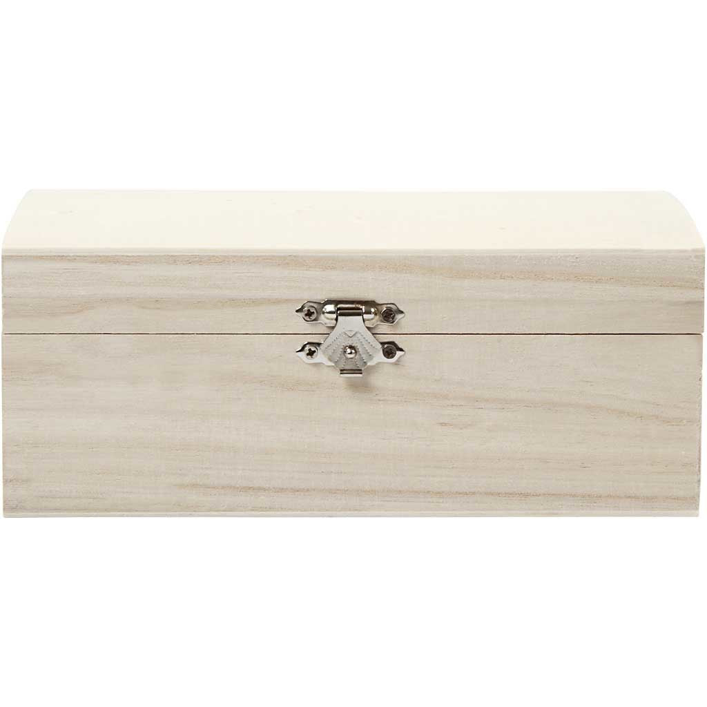 Treasure chest, 215x158x106mm, innersize 200x140x90mm, Empress tree - 1 pc