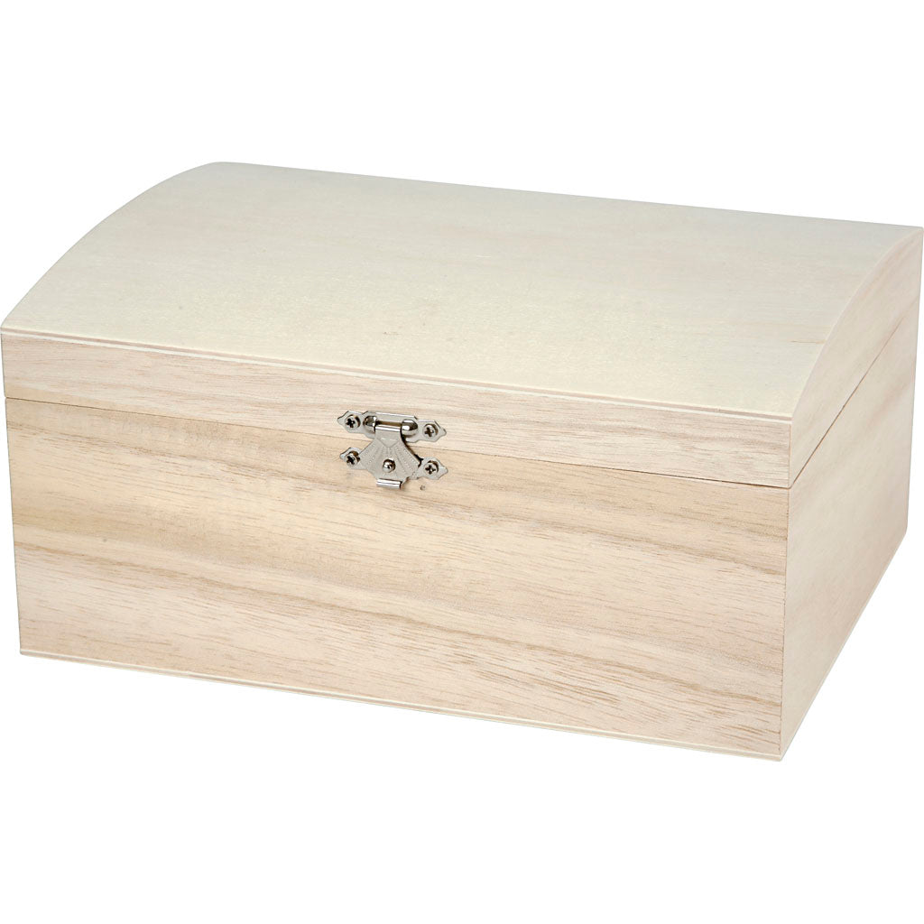Treasure chest, 215x158x106mm, innersize 200x140x90mm, Empress tree