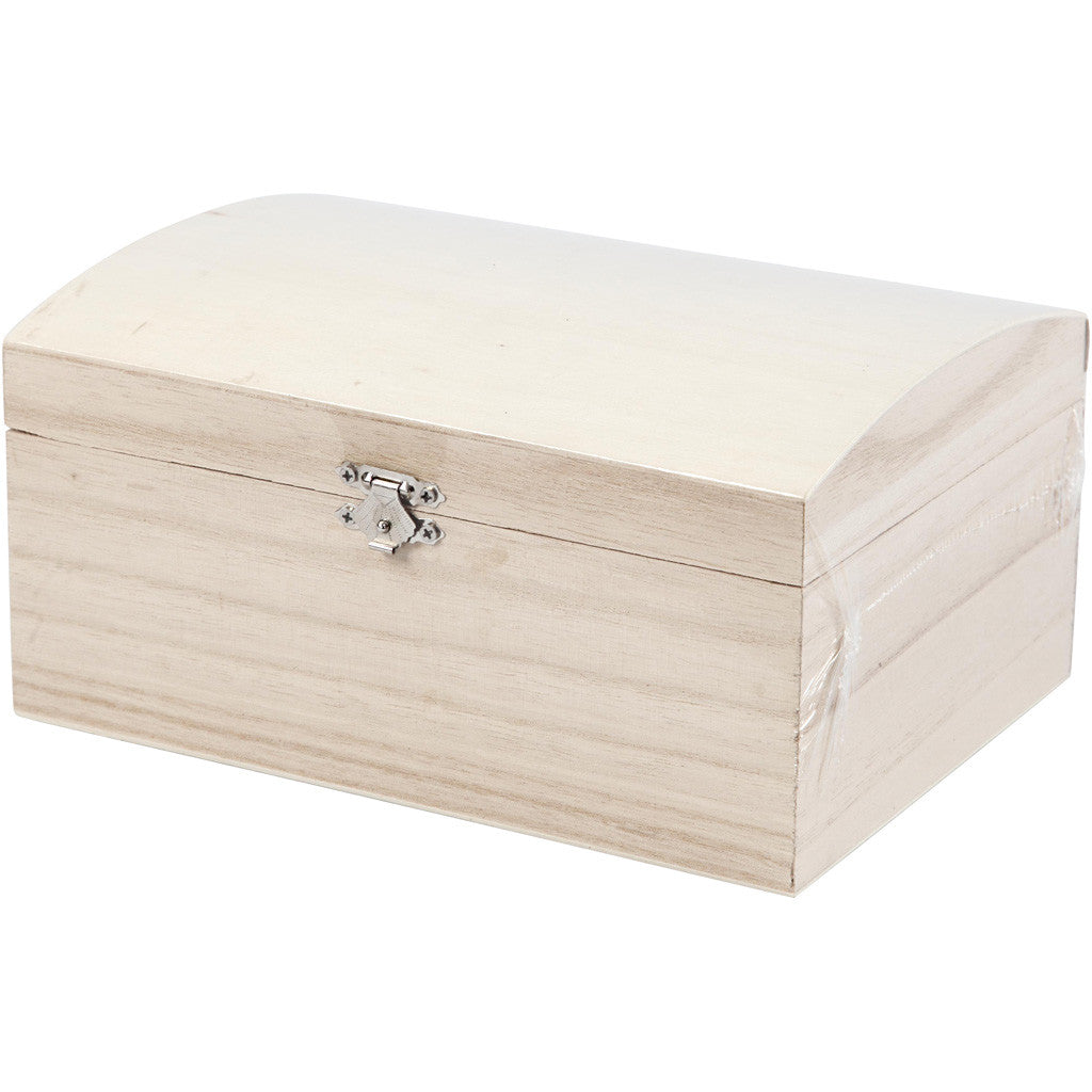Treasure chest, 215x158x106mm, innersize 200x140x90mm, Empress tree - 1 pc