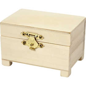 Treasure Chest, size 6x9x6 cm, paulownia - 3 pcs