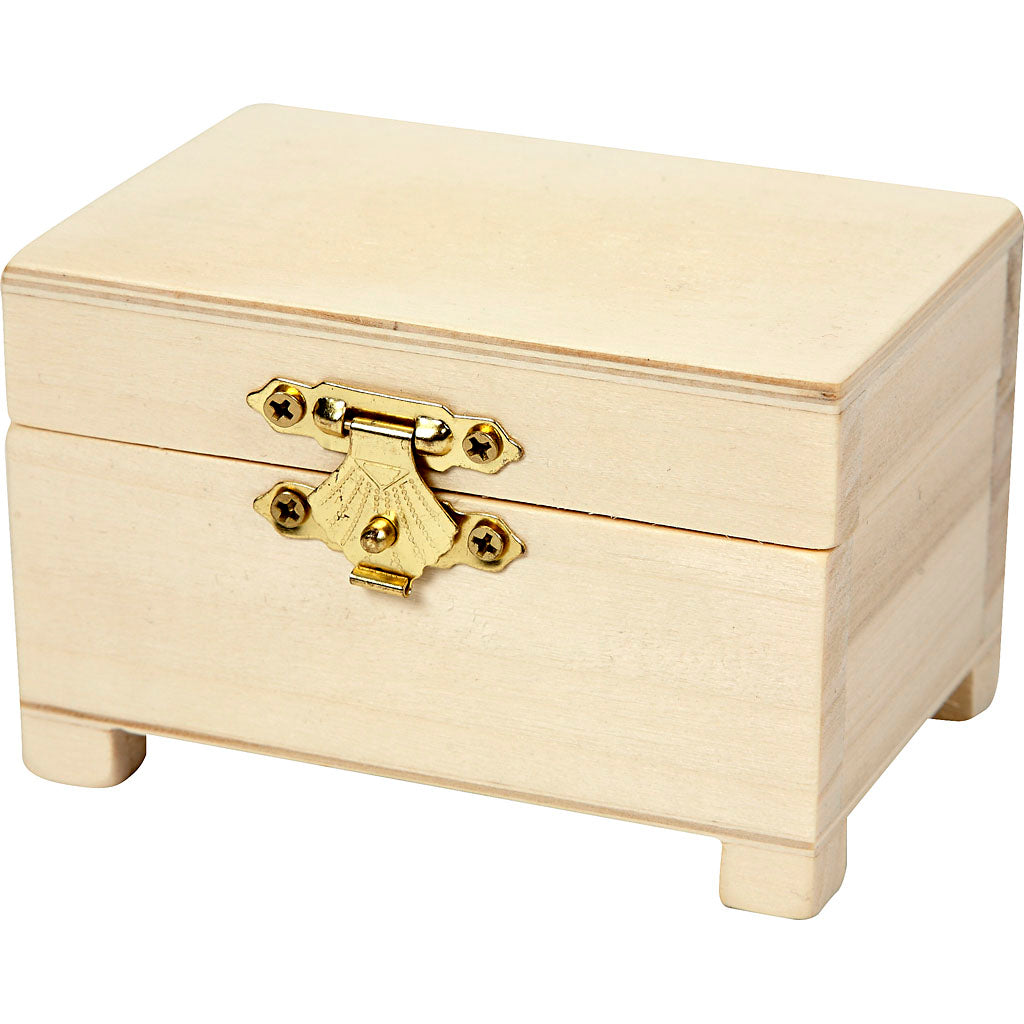 Treasure Chest, size 6x9x6 cm, paulownia