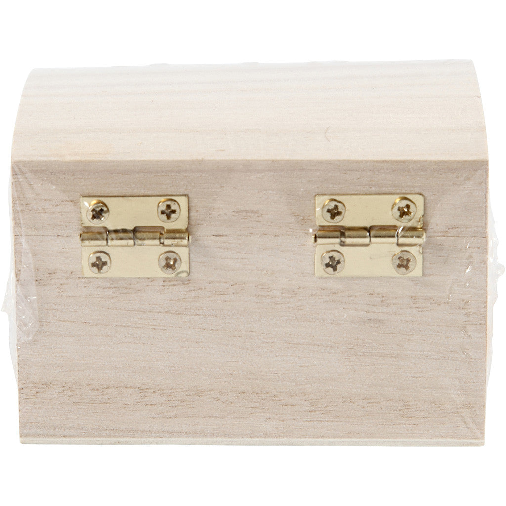 Treasure chest, 80x60x45mm, Empress tree - 1 pc