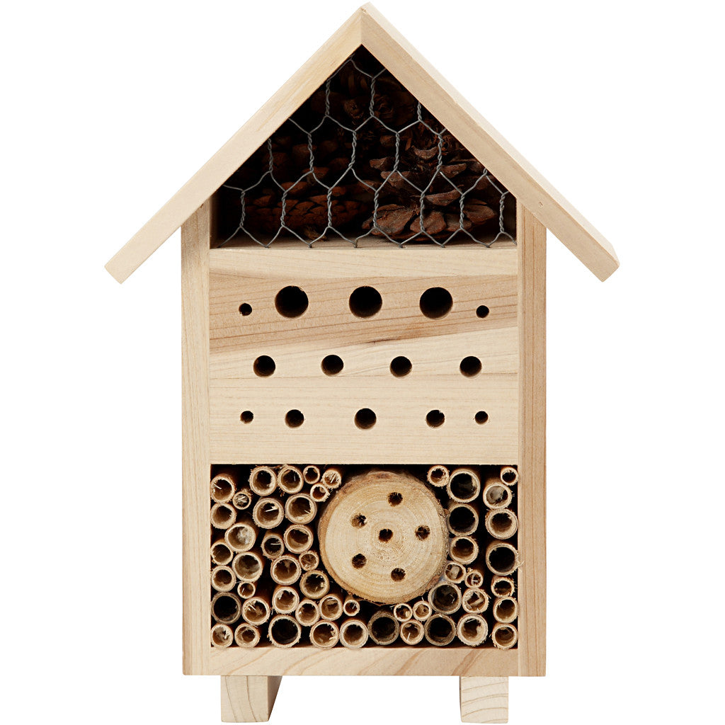 Pine insect hotel 261x92x184mm - 1 pc