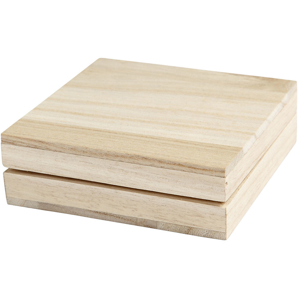 Box, H: 3 cm, size 10x10 cm - 1 pc