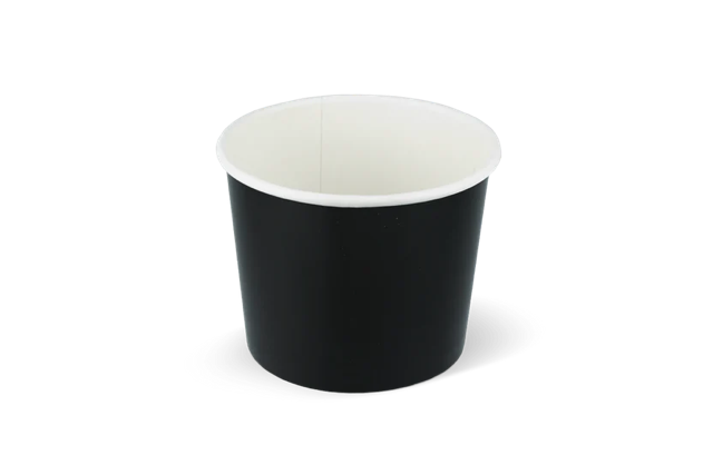 ice cream cup Carton 300ml Ø90 mm 10oz Black FSC®Mix - 1000 pcs
