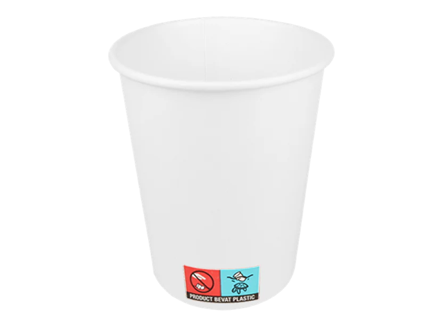 Coffee Cup 230cc 8oz Ø80 mm Carton White - 1.000 pcs