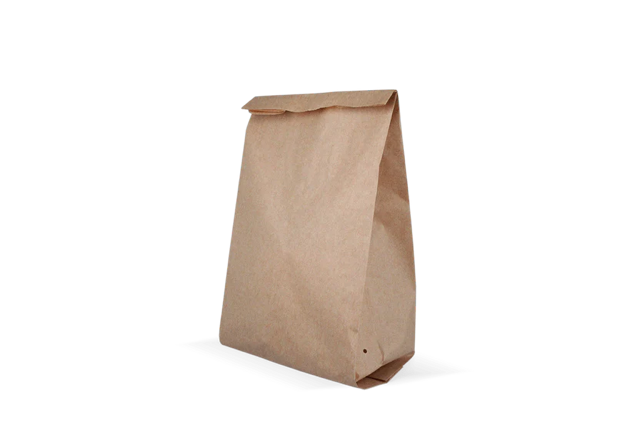 Snack Bags perforated Paper - 2 pond 160x100x310 mm kraft 50gr - 1.000 pcs