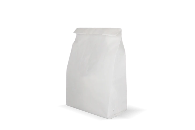 Snack Bags perforated Paper - 2 pond 160x100x310 mm White 45gr - 1.100 pcs