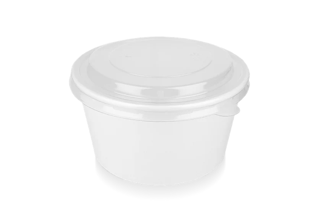 Salad Poke Bowl 1000ml 32oz Ø148x78 mm White - 300 pcs