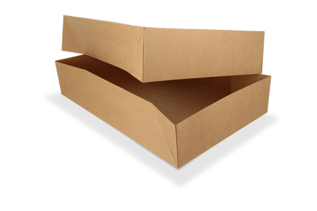 Catering boxes kraft 360x250x80 mm with Window - 50 pcs