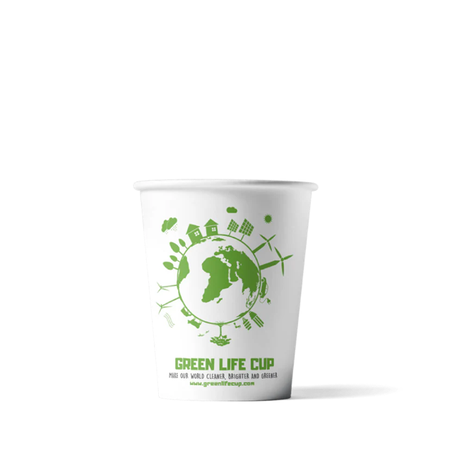 Coffee Cup 180cc 7.5oz Ø70 mm FSC®Mix Green Life
