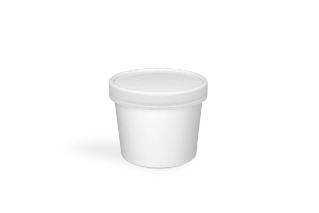 Soup cup Carton 240ml Ø90 mm 8oz White - 500 pcs