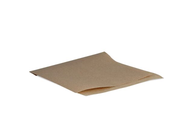 Hamburger bag 160x160 mm kraft greaseproof paper - 2.000 pcs