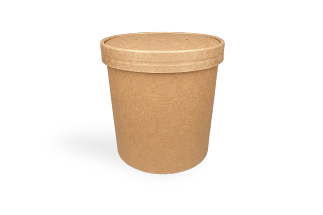 Lid kraft soup cup 750ml Ø118 mm - 500 pcs
