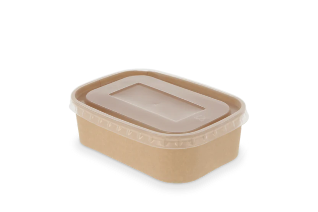 Cardboard container 121x52x173 mm 650ml Kraft - 300 pcs
