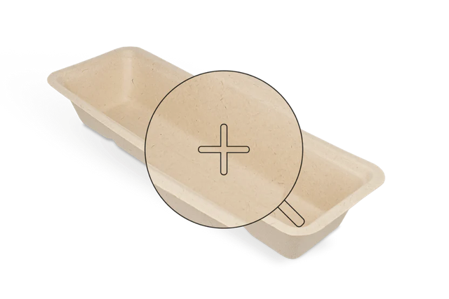 sauceage trays A16 Sugarcane - 500 pcs