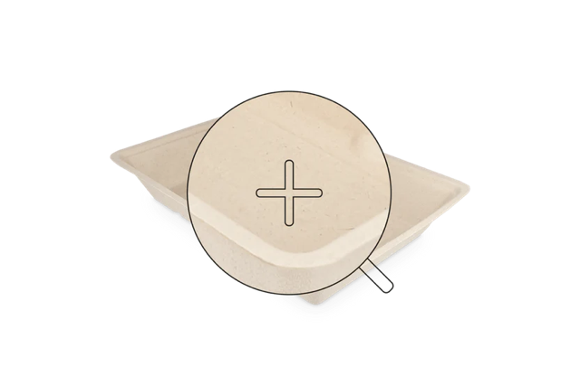 Fries trays A50 Sugarcane - 500 pcs